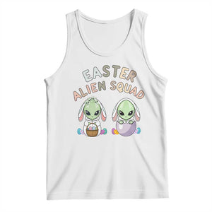 Funny Easter Alien Squad Bunny Ears Gift Tank Top TS12 White Print Your Wear