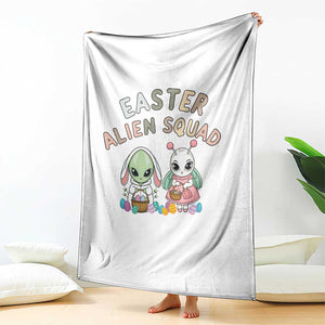 Easter Alien Squad Throw Blanket Funny UFO Lover Gift TS12 Print Your Wear