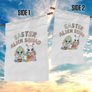 Easter Alien Squad Garden Flag Funny UFO Lover Gift TS12 Print Your Wear