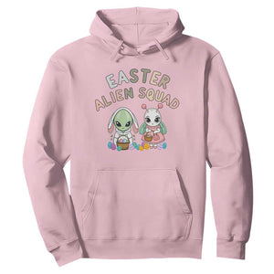 Easter Alien Squad Hoodie Funny UFO Lover Gift TS12 Light Pink Print Your Wear