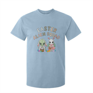 Easter Alien Squad T Shirt For Kid Funny UFO Lover Gift TS12 Light Blue Print Your Wear