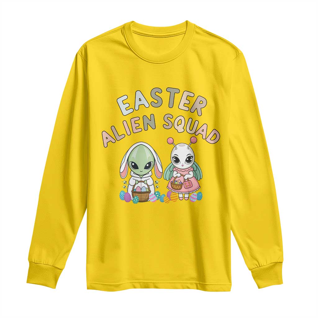 Easter Alien Squad Long Sleeve Shirt Funny UFO Lover Gift TS12 Daisy Print Your Wear