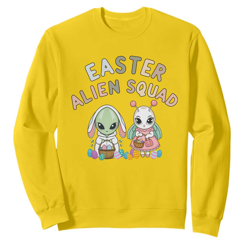 Easter Alien Squad Sweatshirt Funny UFO Lover Gift TS12 Daisy Print Your Wear