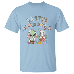 Easter Alien Squad T Shirt Funny UFO Lover Gift TS12 Light Blue Print Your Wear