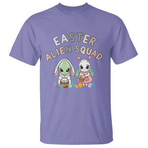 Easter Alien Squad T Shirt Funny UFO Lover Gift TS12 Violet Print Your Wear