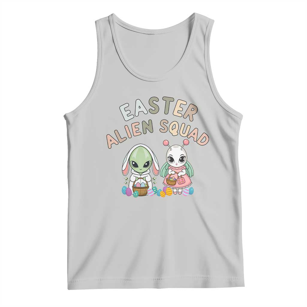 Easter Alien Squad Tank Top Funny UFO Lover Gift TS12 Ash Print Your Wear