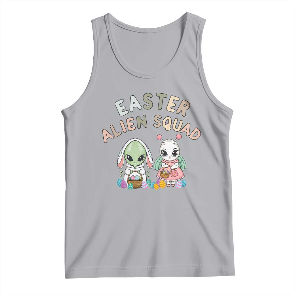 Easter Alien Squad Tank Top Funny UFO Lover Gift TS12 Athletic Heather Print Your Wear