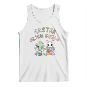 Easter Alien Squad Tank Top Funny UFO Lover Gift TS12 White Print Your Wear