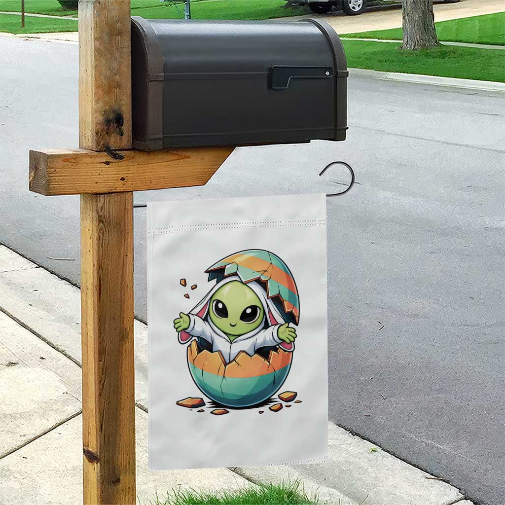 Funny Alien Bunny Ears Easter Garden Flag Extraterrestrial Gift TS12 Print Your Wear
