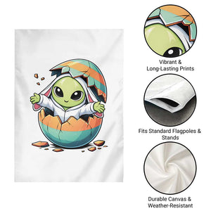 Funny Alien Bunny Ears Easter Garden Flag Extraterrestrial Gift TS12 Print Your Wear