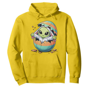 Funny Alien Bunny Ears Easter Hoodie Extraterrestrial Gift TS12 Daisy Print Your Wear