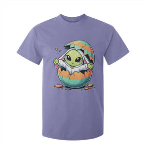 Funny Alien Bunny Ears Easter T Shirt For Kid Extraterrestrial Gift TS12 Violet Print Your Wear
