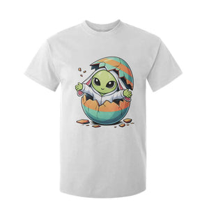 Funny Alien Bunny Ears Easter T Shirt For Kid Extraterrestrial Gift TS12 White Print Your Wear