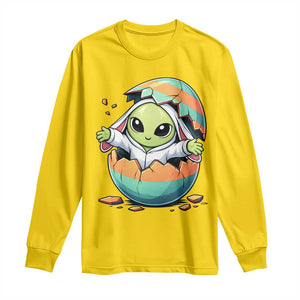 Funny Alien Bunny Ears Easter Long Sleeve Shirt Extraterrestrial Gift TS12 Daisy Print Your Wear