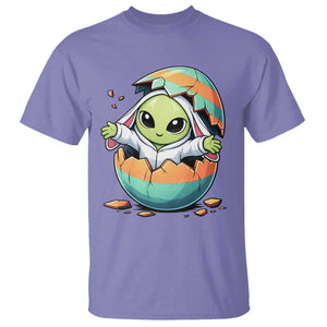 Funny Alien Bunny Ears Easter T Shirt Extraterrestrial Gift TS12 Violet Print Your Wear