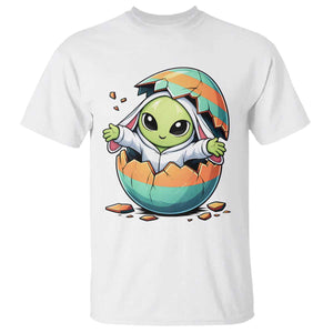 Funny Alien Bunny Ears Easter T Shirt Extraterrestrial Gift TS12 White Print Your Wear