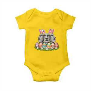 Easter Island Moai Bunny Ears Baby Onesie Funny Archaeology Gift TS12 Daisy Print Your Wear