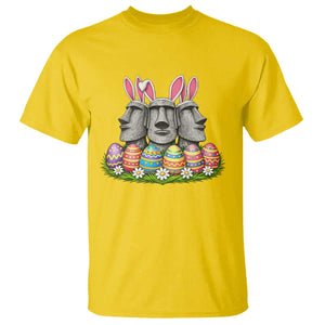 Easter Island Moai Bunny Ears T Shirt Funny Archaeology Gift TS12 Daisy Print Your Wear