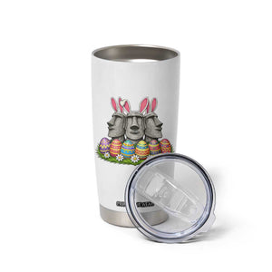 Easter Island Moai Bunny Ears Tumbler Cup Funny Archaeology Gift TS12 Print Your Wear