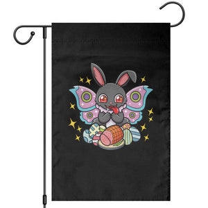 Funny Easter Bunny Mothman Loves Glazed Ham Garden Flag TS12 Black Print Your Wear