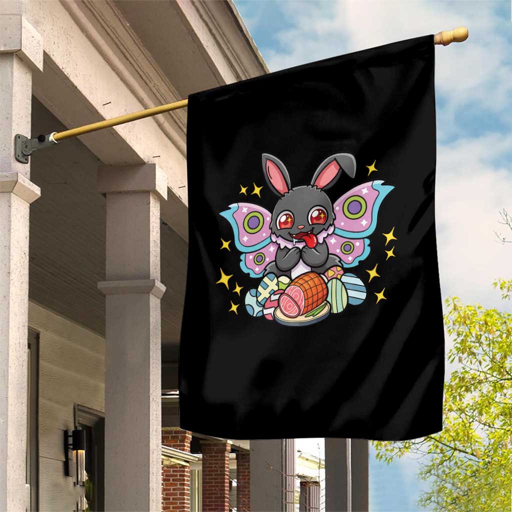 Funny Easter Bunny Mothman Loves Glazed Ham Garden Flag TS12 Print Your Wear