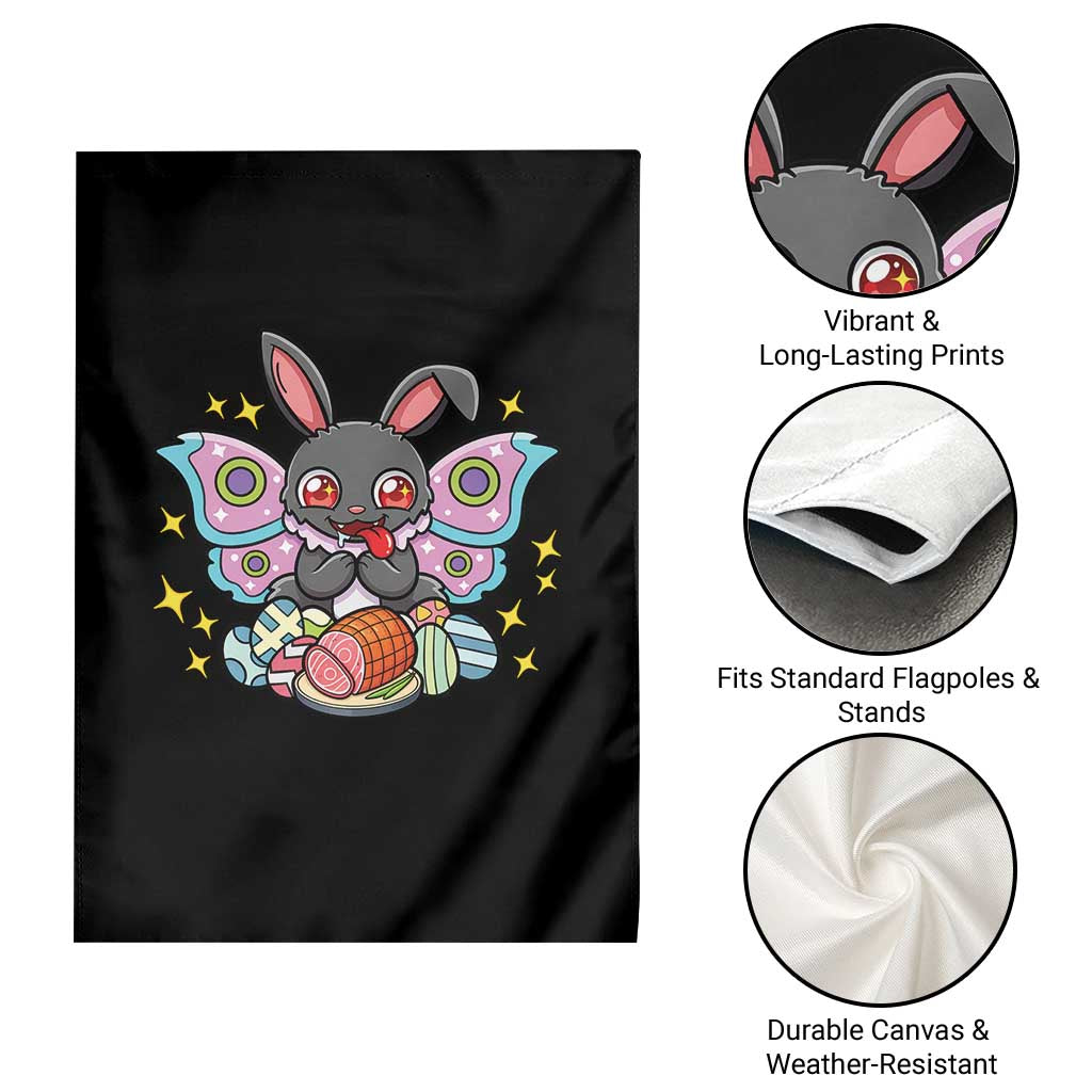 Funny Easter Bunny Mothman Loves Glazed Ham Garden Flag TS12 Print Your Wear