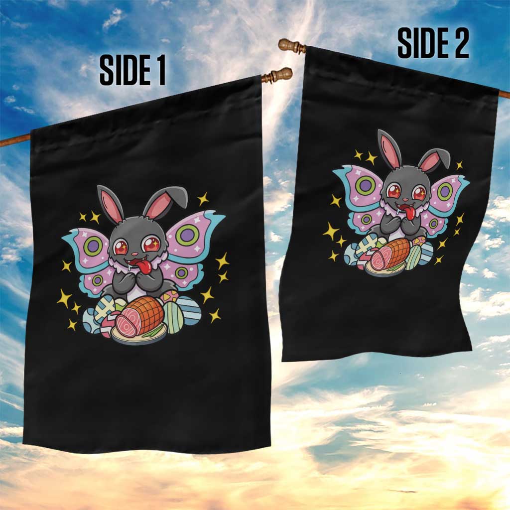 Funny Easter Bunny Mothman Loves Glazed Ham Garden Flag TS12 Print Your Wear