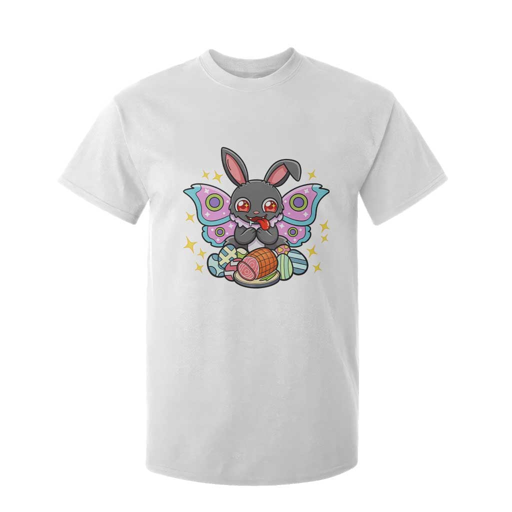Funny Easter Bunny Mothman Loves Glazed Ham T Shirt For Kid TS12 White Print Your Wear