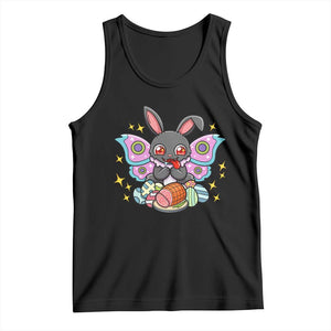 Funny Easter Bunny Mothman Loves Glazed Ham Tank Top TS12 Black Print Your Wear