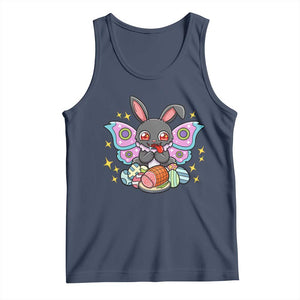 Funny Easter Bunny Mothman Loves Glazed Ham Tank Top TS12 Navy Print Your Wear