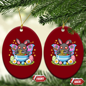 Funny Easter Mothman Eating Ramen Ceramic Ornament Cryptid Lover Gift TS12 Print Your Wear