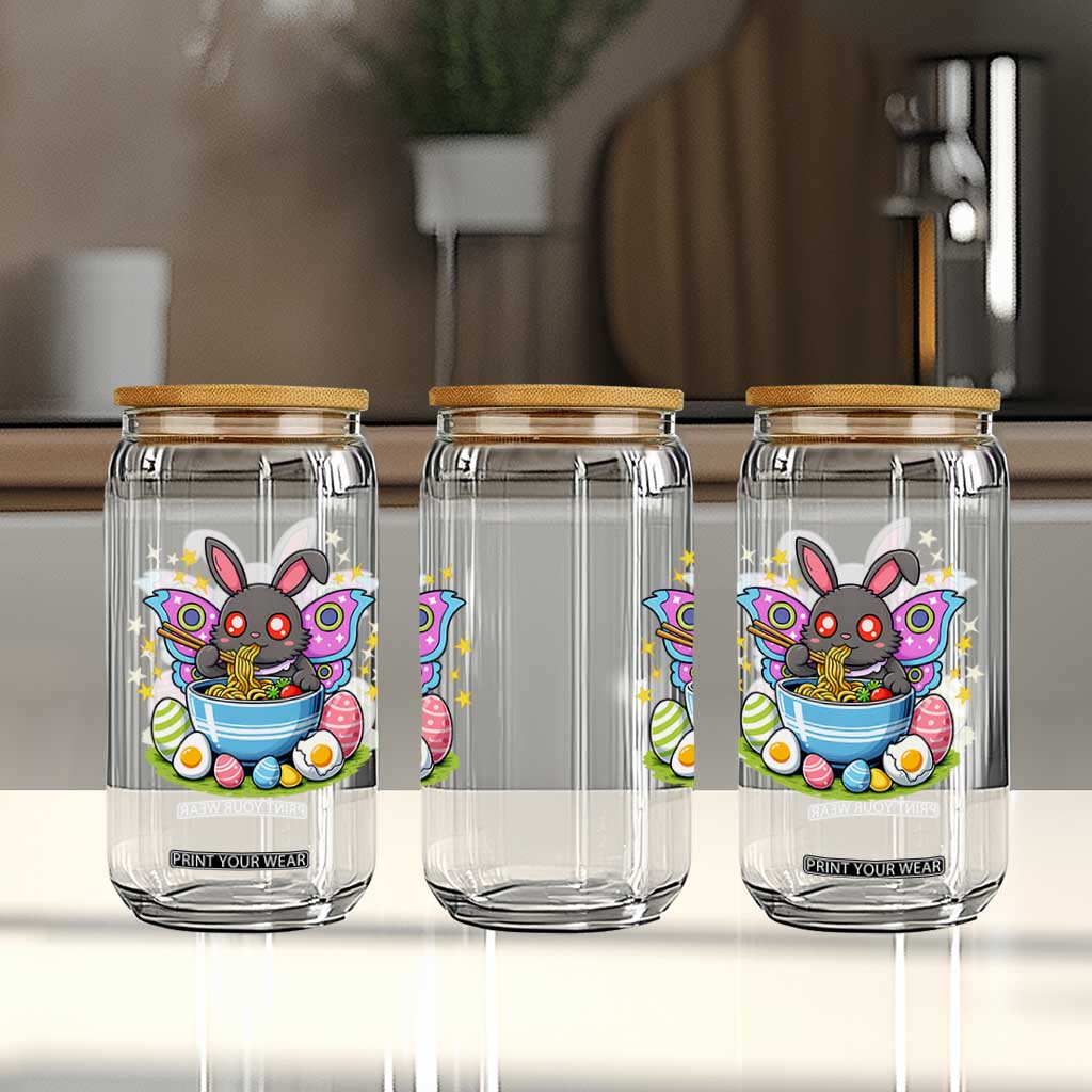 Funny Easter Mothman Eating Ramen Glass Can Cryptid Lover Gift TS12 Print Your Wear
