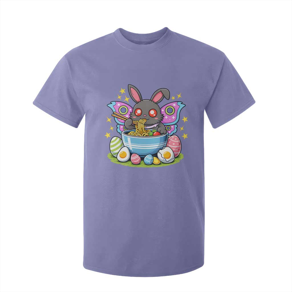 Funny Easter Mothman Eating Ramen T Shirt For Kid Cryptid Lover Gift TS12 Violet Print Your Wear