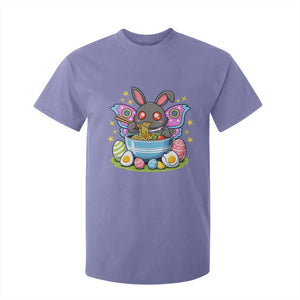 Funny Easter Mothman Eating Ramen T Shirt For Kid Cryptid Lover Gift TS12 Violet Print Your Wear