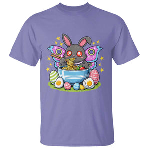 Funny Easter Mothman Eating Ramen T Shirt Cryptid Lover Gift TS12 Violet Print Your Wear
