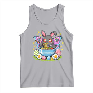 Funny Easter Mothman Eating Ramen Tank Top Cryptid Lover Gift TS12 Athletic Heather Print Your Wear