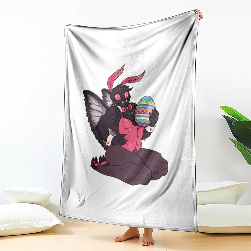Sexy Easter Bunny Mothman Throw Blanket Cryptid Humor Gift TS12 Print Your Wear