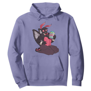 Sexy Easter Bunny Mothman Hoodie Cryptid Humor Gift TS12 Violet Print Your Wear