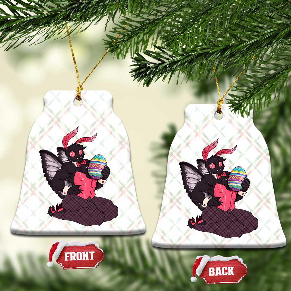 Sexy Easter Bunny Mothman Ceramic Ornament Cryptid Humor Gift TS12 Print Your Wear