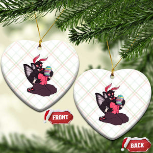 Sexy Easter Bunny Mothman Ceramic Ornament Cryptid Humor Gift TS12 Print Your Wear