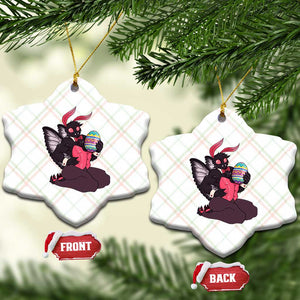 Sexy Easter Bunny Mothman Ceramic Ornament Cryptid Humor Gift TS12 Print Your Wear