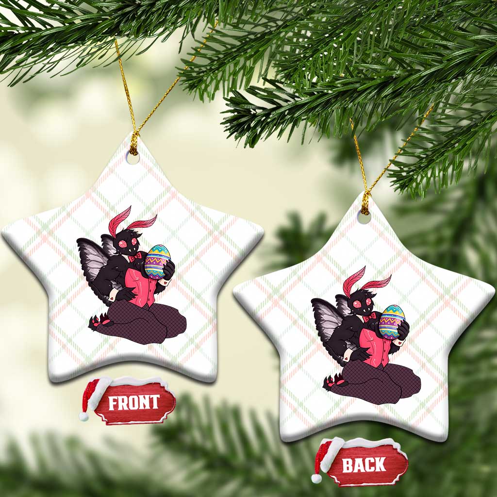 Sexy Easter Bunny Mothman Ceramic Ornament Cryptid Humor Gift TS12 Print Your Wear