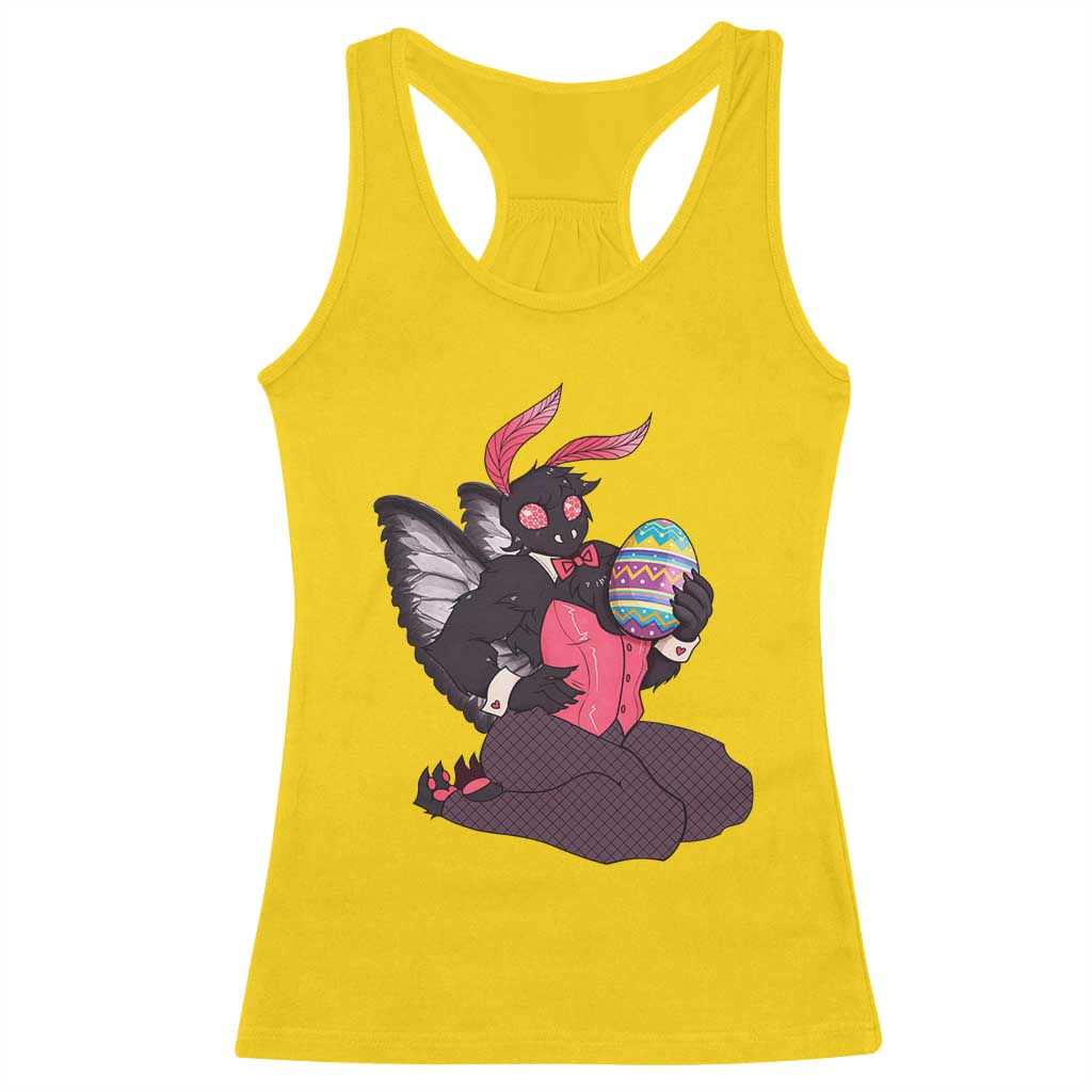 Sexy Easter Bunny Mothman Racerback Tank Top Cryptid Humor Gift TS12 Daisy Print Your Wear