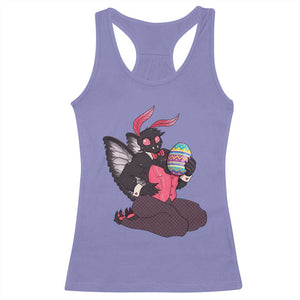 Sexy Easter Bunny Mothman Racerback Tank Top Cryptid Humor Gift TS12 Violet Print Your Wear