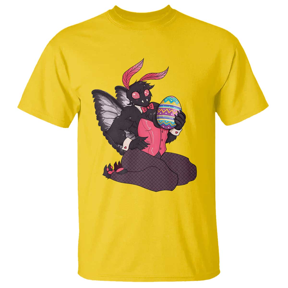 Sexy Easter Bunny Mothman T Shirt Cryptid Humor Gift TS12 Daisy Print Your Wear