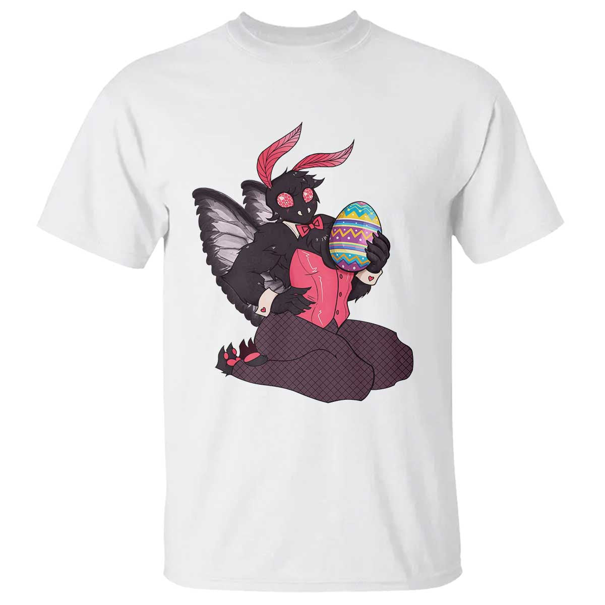 Sexy Easter Bunny Mothman T Shirt Cryptid Humor Gift TS12 White Print Your Wear