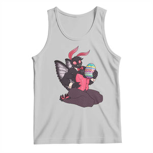 Sexy Easter Bunny Mothman Tank Top Cryptid Humor Gift TS12 Ash Print Your Wear