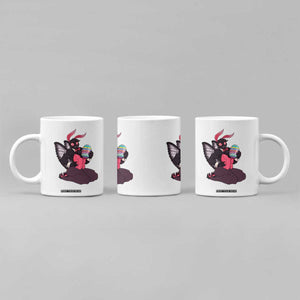 Sexy Easter Bunny Mothman Coffee Mug Cryptid Humor Gift TS12 Print Your Wear