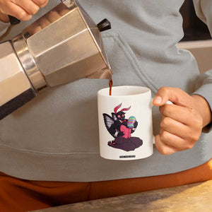 Sexy Easter Bunny Mothman Coffee Mug Cryptid Humor Gift TS12 Print Your Wear