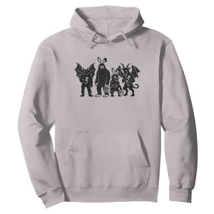 Funny Easter Cryptid Squad Hoodie Bigfoot Mothman Jersey Devil Chupacabra Gift TS12 Ice Gray Print Your Wear